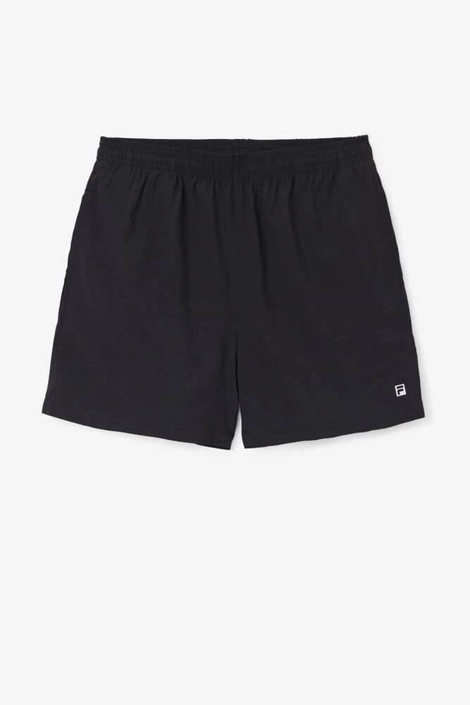 Fila Miesten Shortsit Essentials Clay 2 Mustat - NUHI-50497